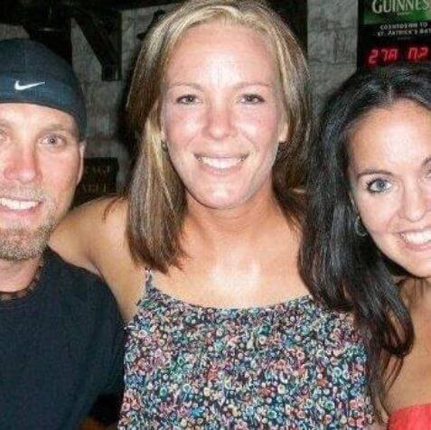 Kristi Branim Fox with ex husband Douglas Ray Branim and his sister in 2013.